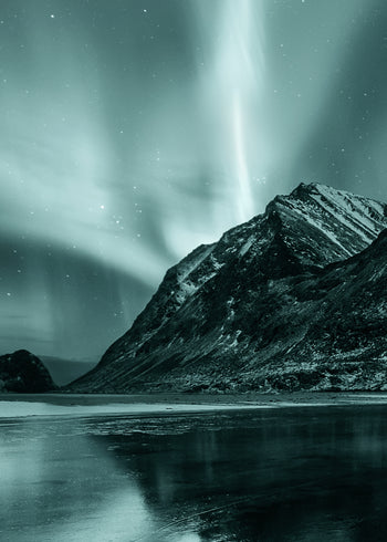 Ljuddämpande tavla - Lights under Mountains