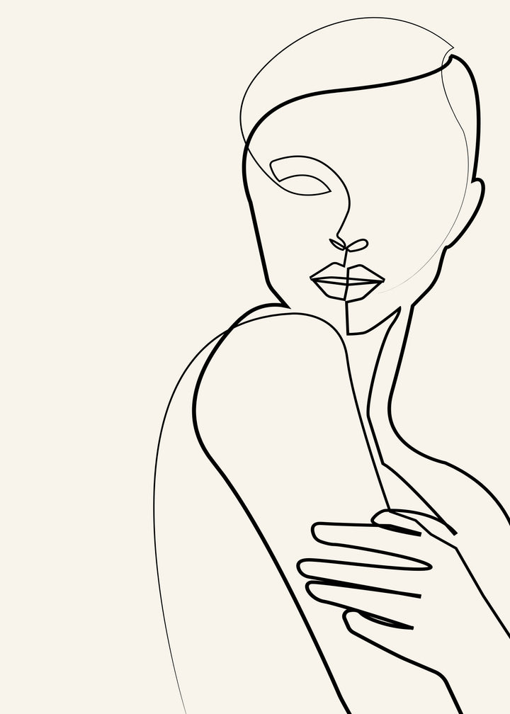 Ljuddämpande tavla - Abstract Silhouette