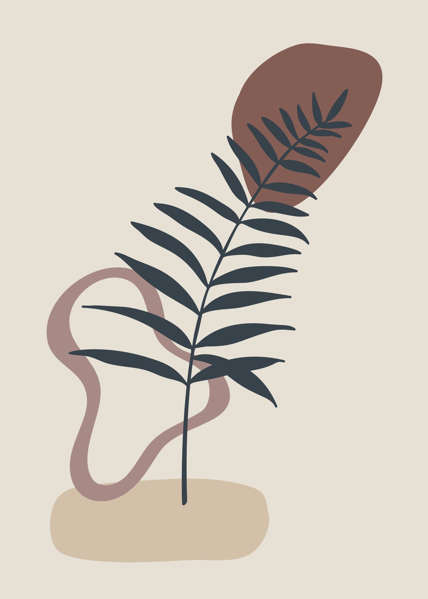 Ljuddämpande tavla - Thin Branch