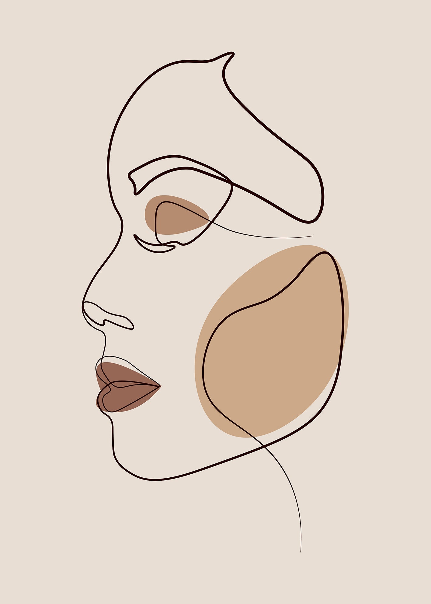 Ljuddämpande tavla - One Line Profile