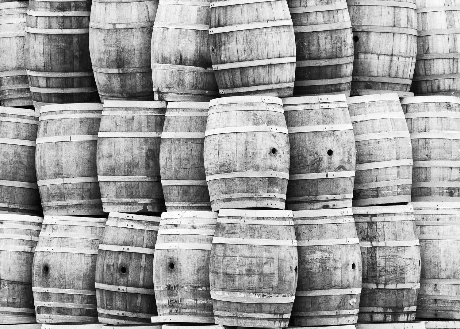 Ljuddämpande tavla - Wine Barrels