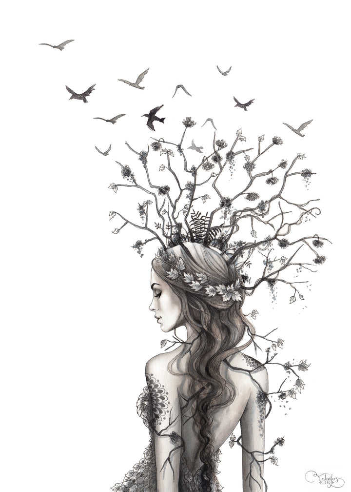 Ljuddämpande tavla - Katarina Vintrafors - Lady Branches