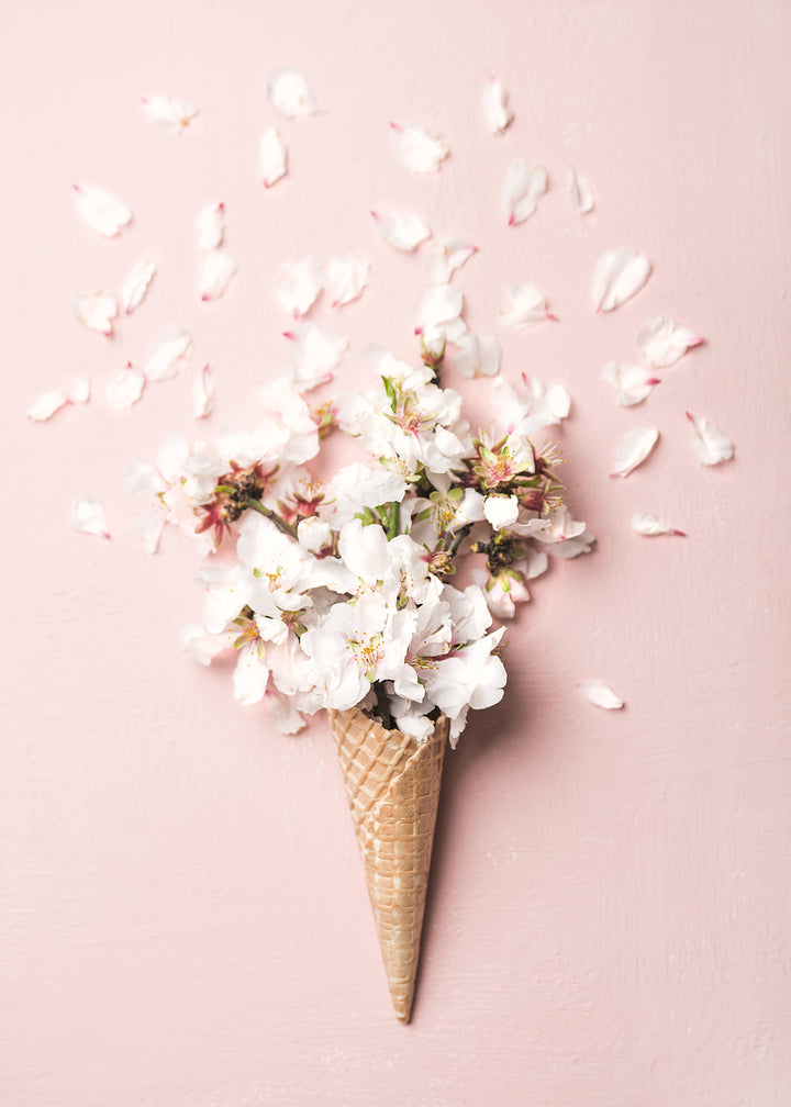 Canvastavla - Flower Cream