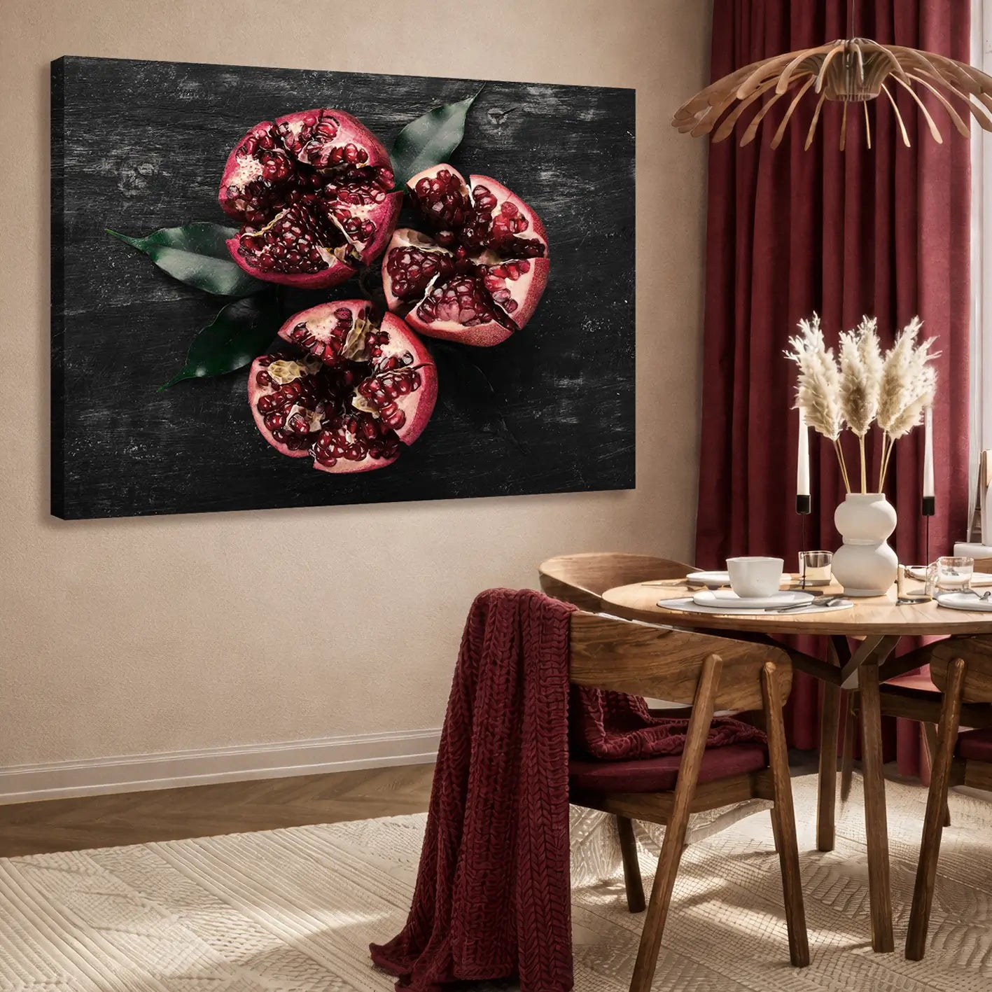 Ljuddämpande tavla - Pomegranate