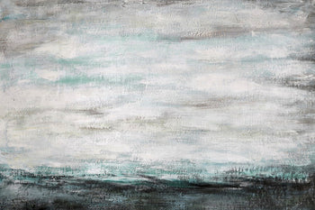 Abstrakt Oljemålning - Black Pearl (80x120cm)