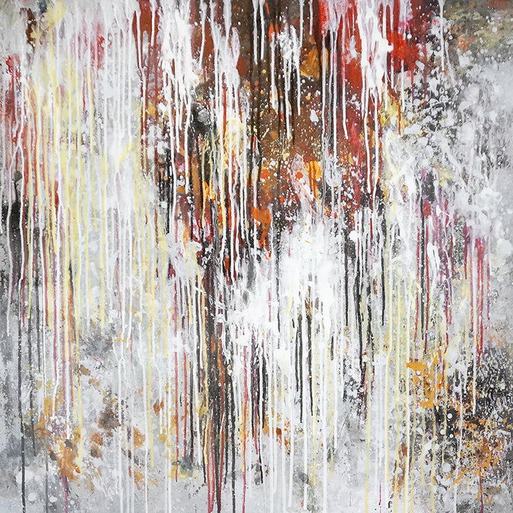 Abstrakt Oljemålning - Sailor (120x120cm)