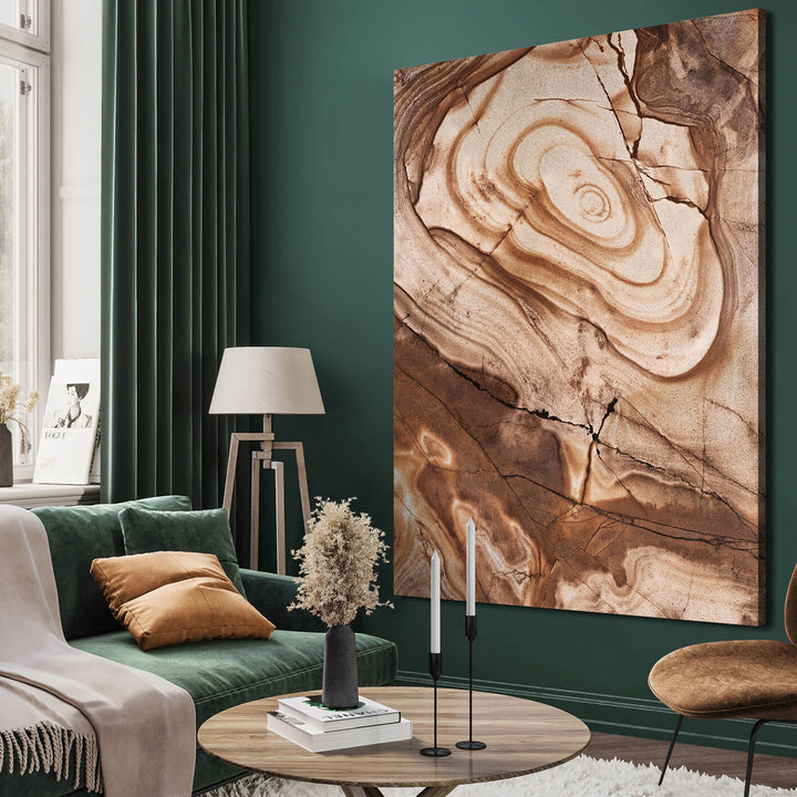 Ljuddämpande tavla - Swirling Wood