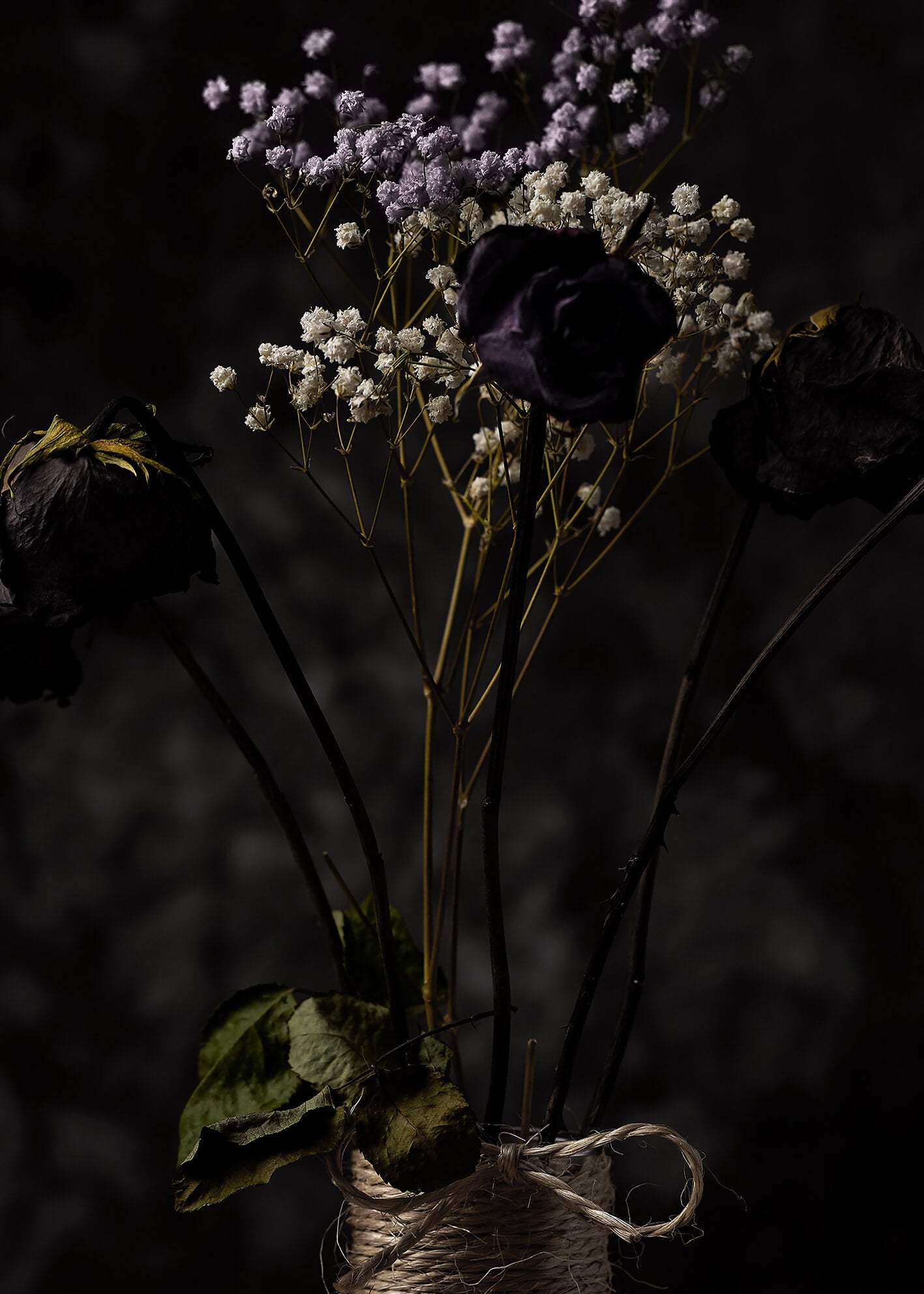 Ljuddämpande tavla - Dry Flowers