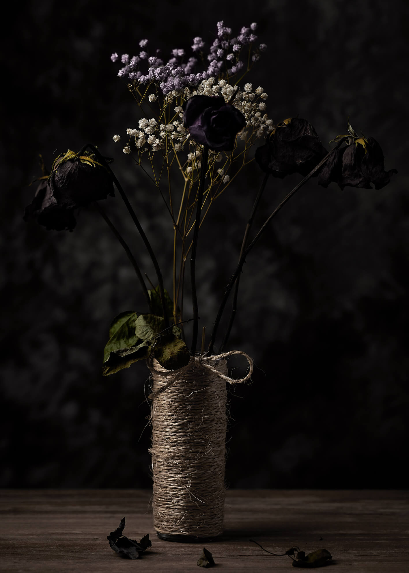 Ljuddämpande tavla - Dry Flowers