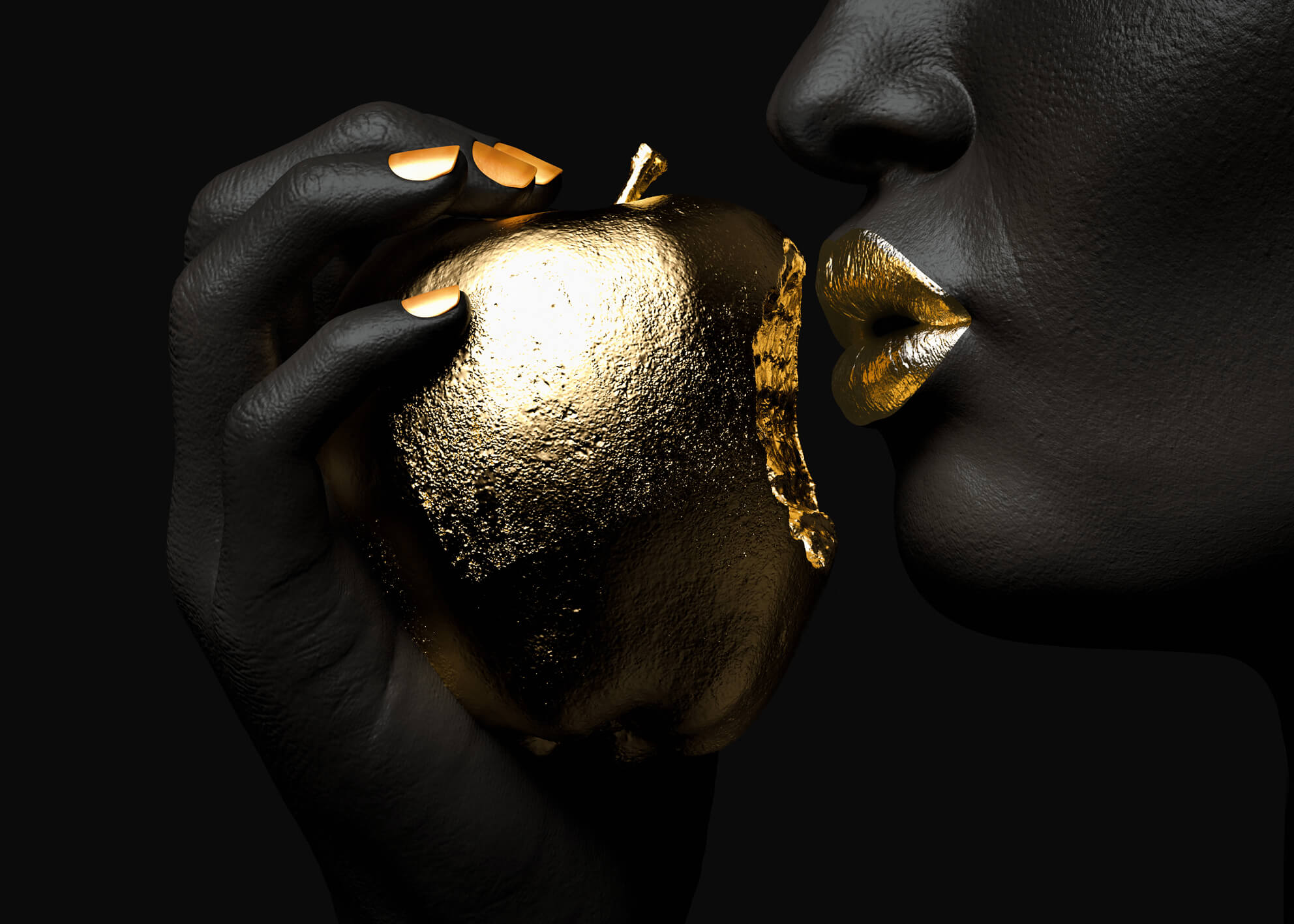 Ljuddämpande tavla - Golden Apple