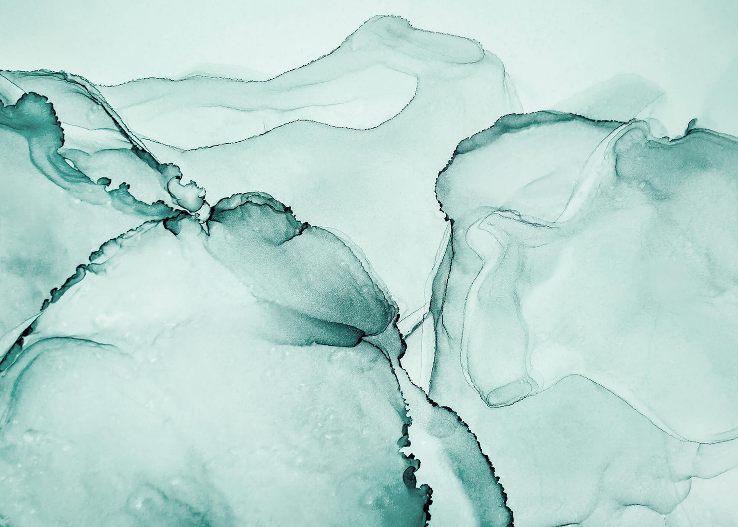 Ljuddämpande tavla - Turquoise Marble