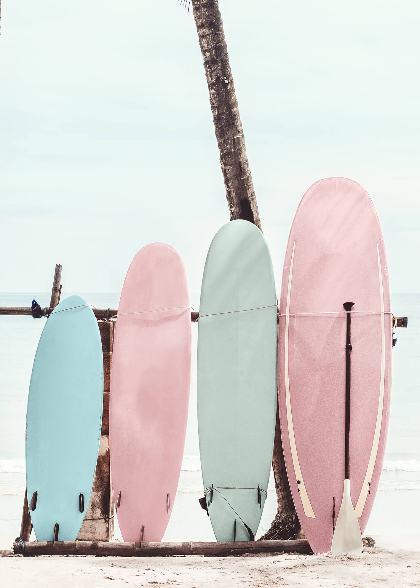 Ljuddämpande tavla  - Surfboards aesthetic