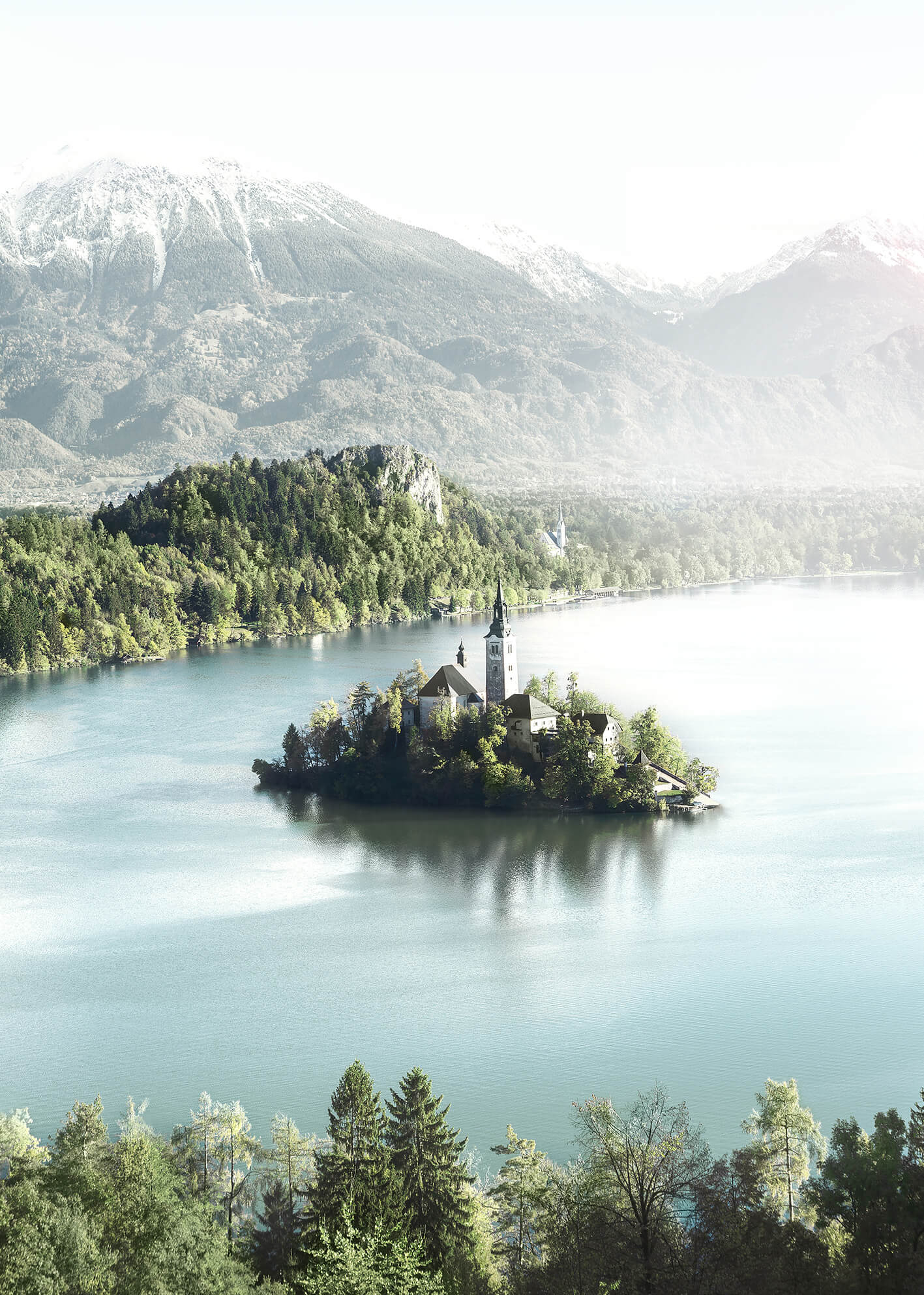 Ljuddämpande tavla - Lake Bled