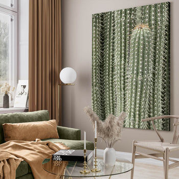 Ljuddämpande tavla - Green Cactus