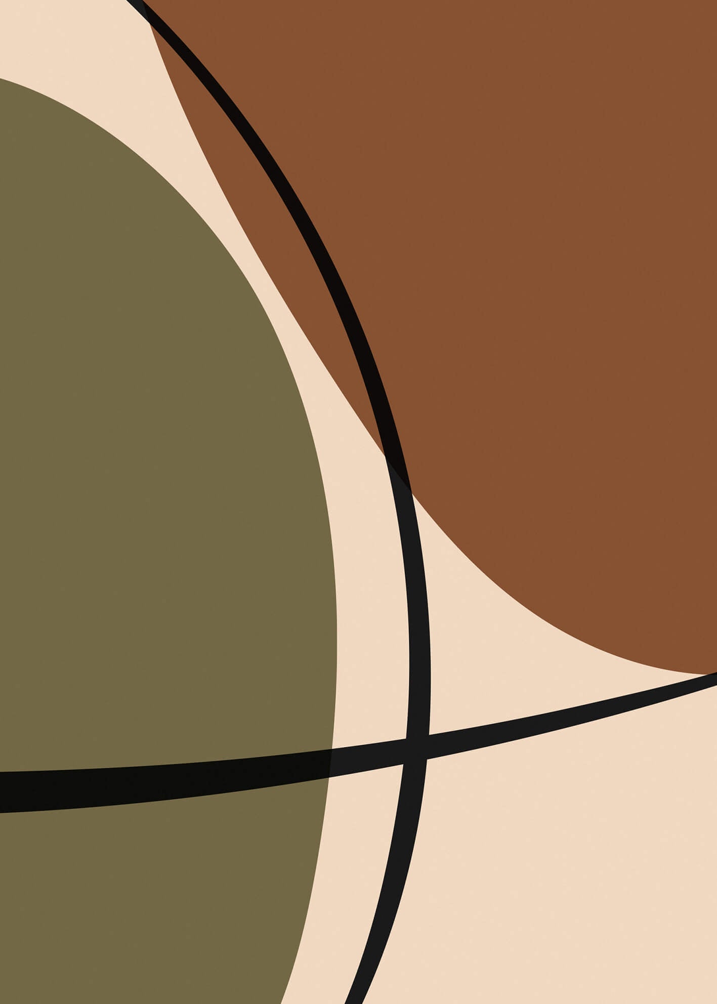 Ljuddämpande tavla - Graphic Shapes No1