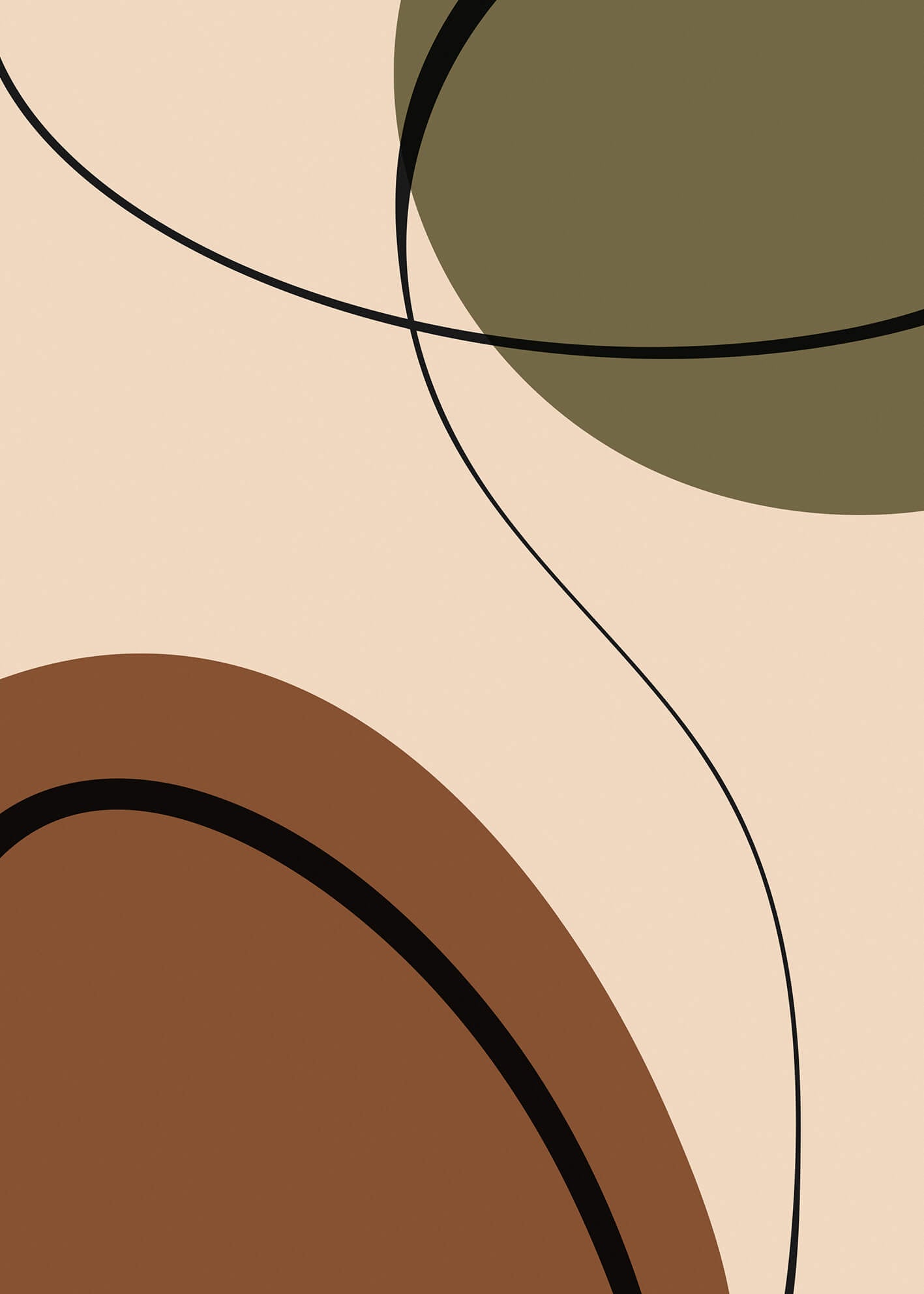 Ljuddämpande tavla - Graphic Shapes No2