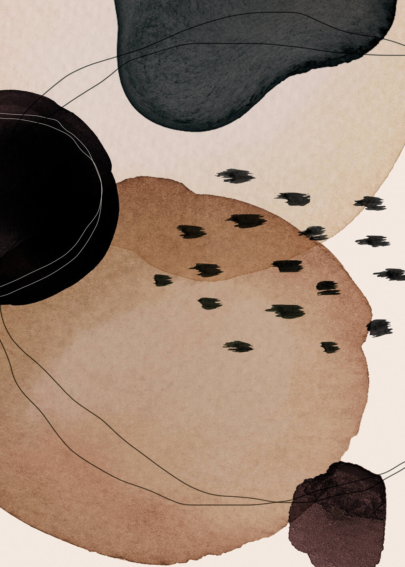 Ljuddämpande tavla - Circle Graphic No2