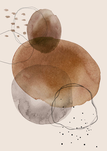 Ljuddämpande tavla - Circle Graphic No3