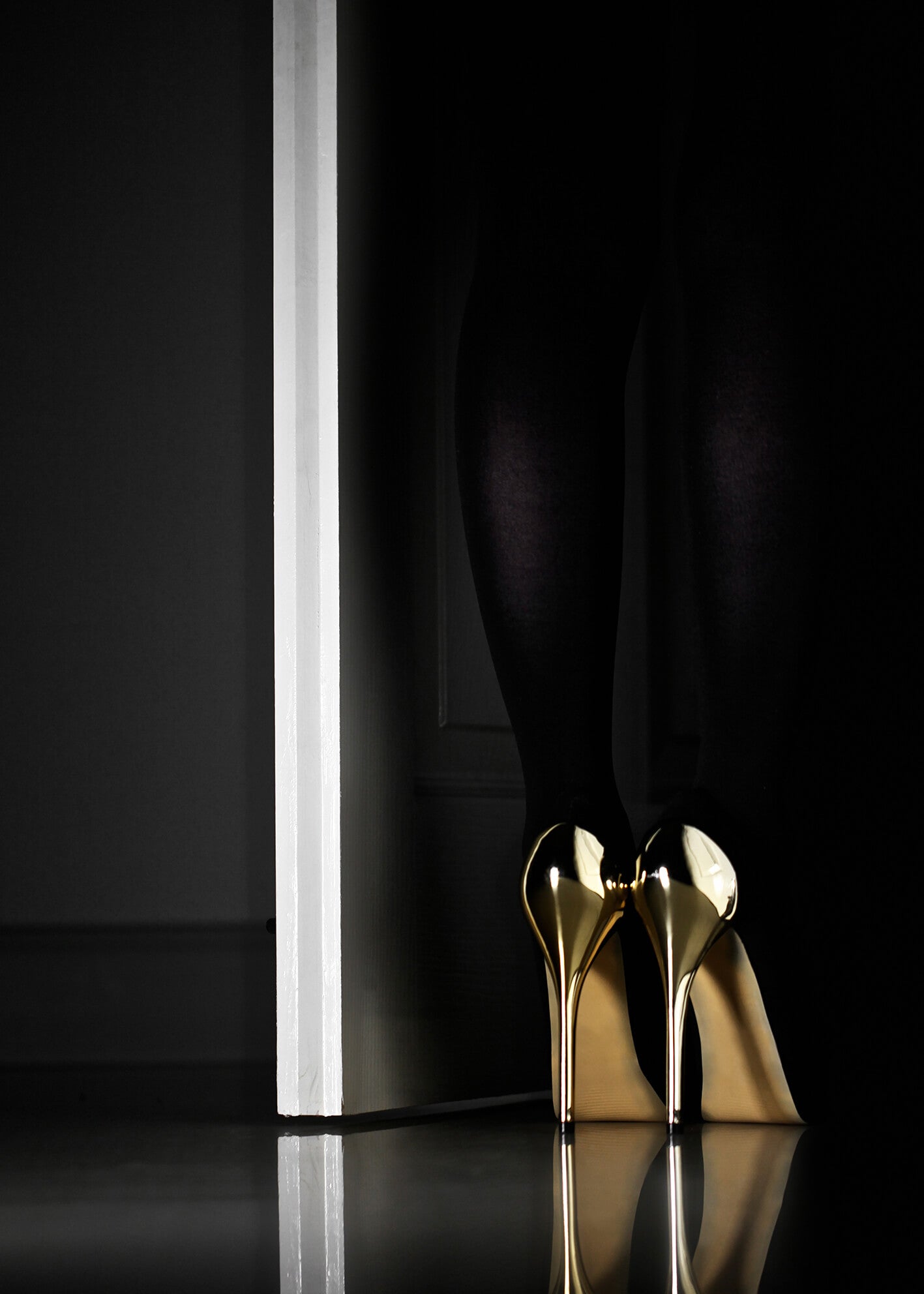 Ljuddämpande tavla - Golden Heels