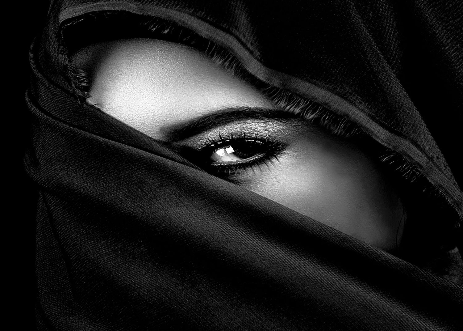 Ljuddämpande tavla - Monochrome Muse