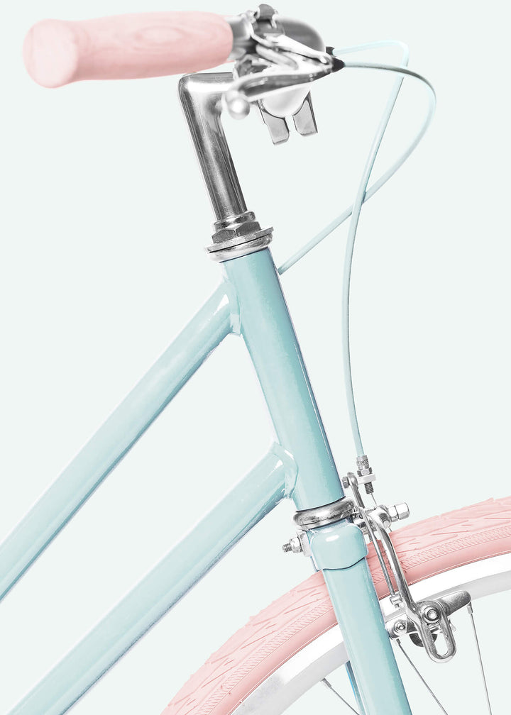 Ljuddämpande tavla - Pastel Bike