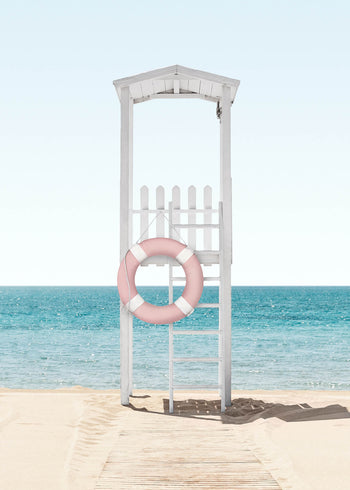 Ljuddämpande tavla - Lifeguard Hut
