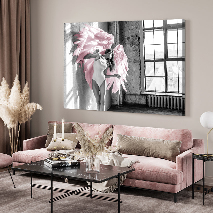 Canvastavla - Heavenly Pink (70x100)