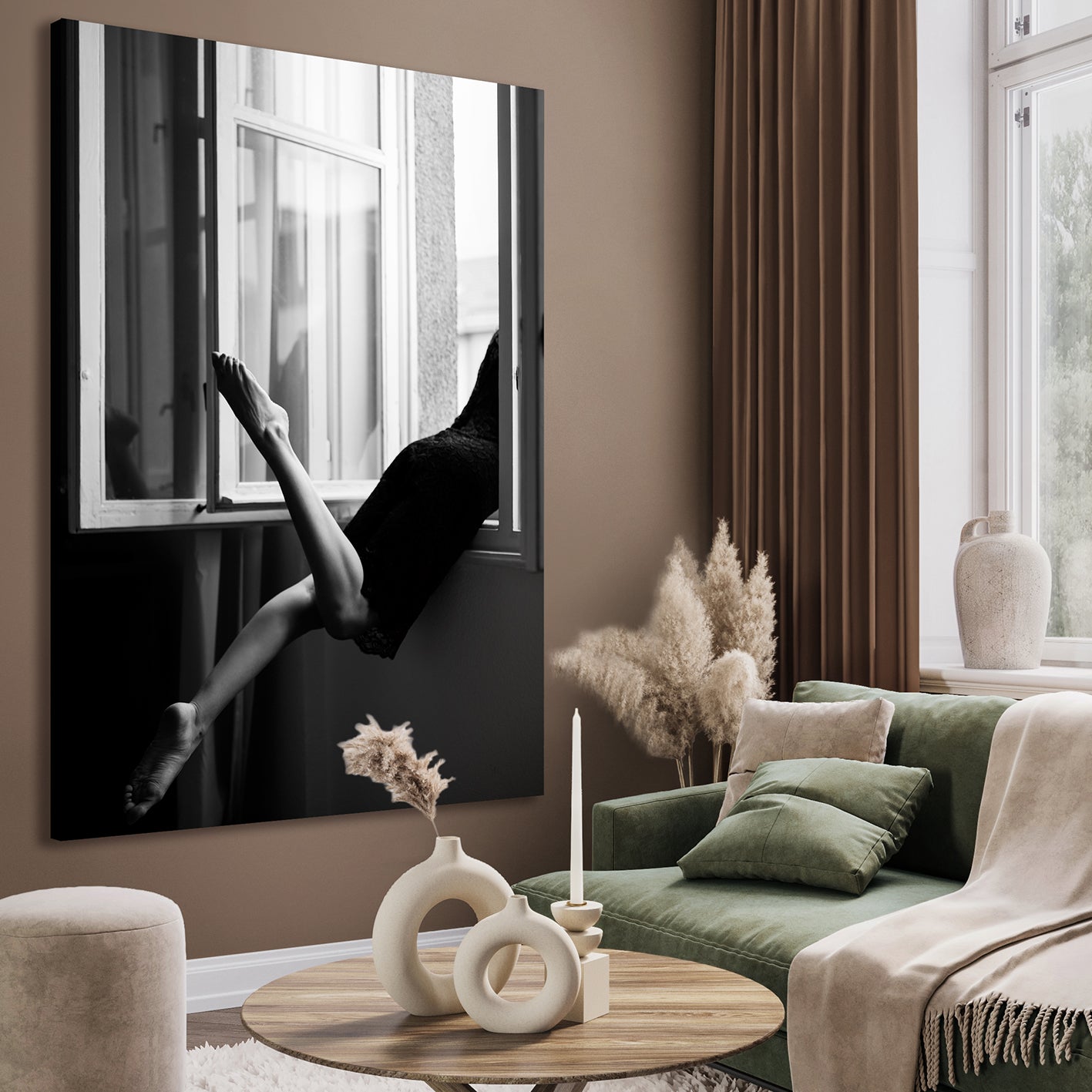 Ljuddämpande tavla - Girl at the Window