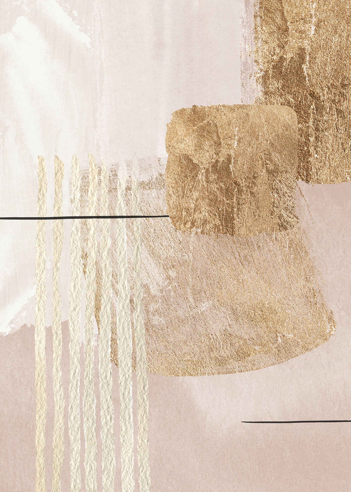 Ljuddämpande tavla - Beige Chic