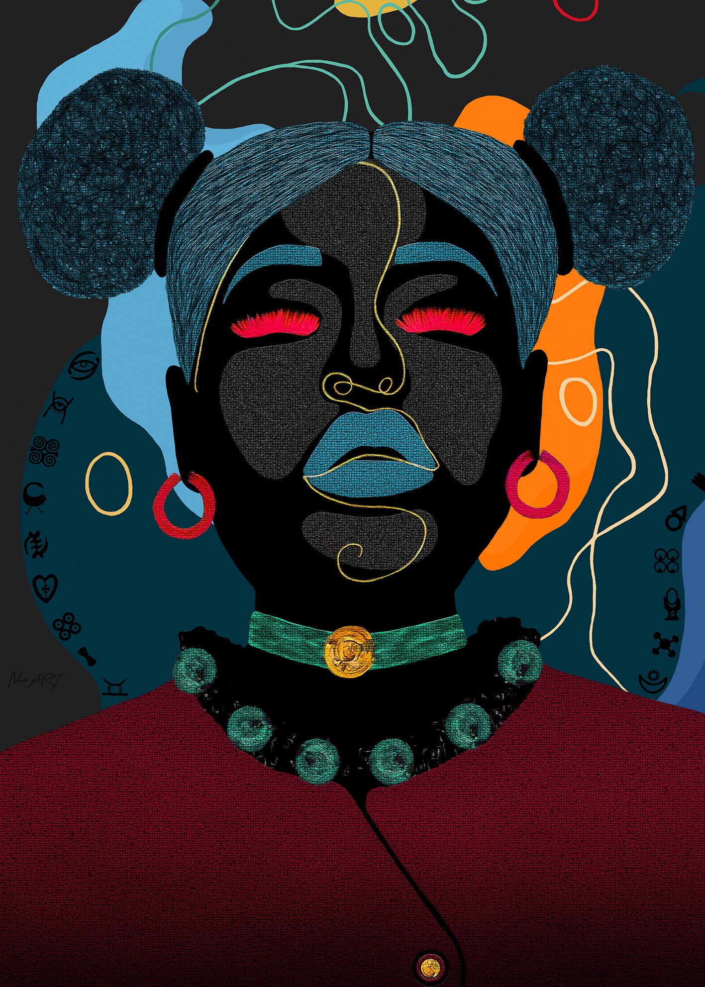 Ljuddämpande tavla - Energized Graphic