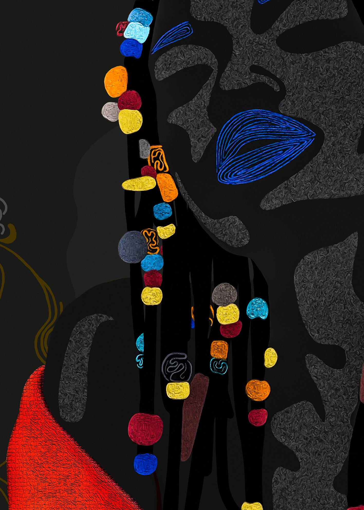 Ljuddämpande tavla - Vivid Graphic