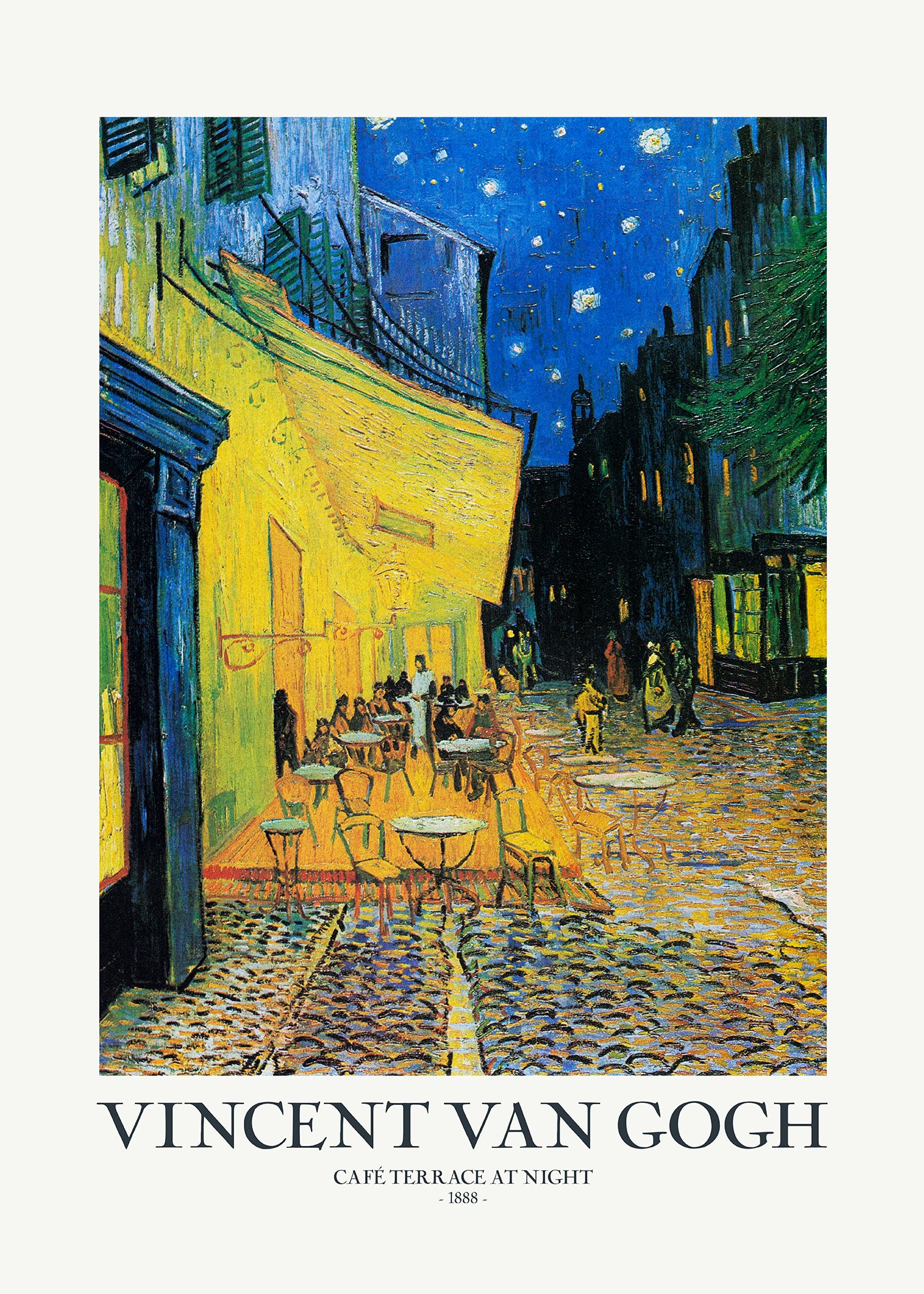 Ljuddämpande tavla - Café Terrace At Night