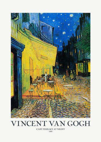 Ljuddämpande tavla - Café Terrace At Night