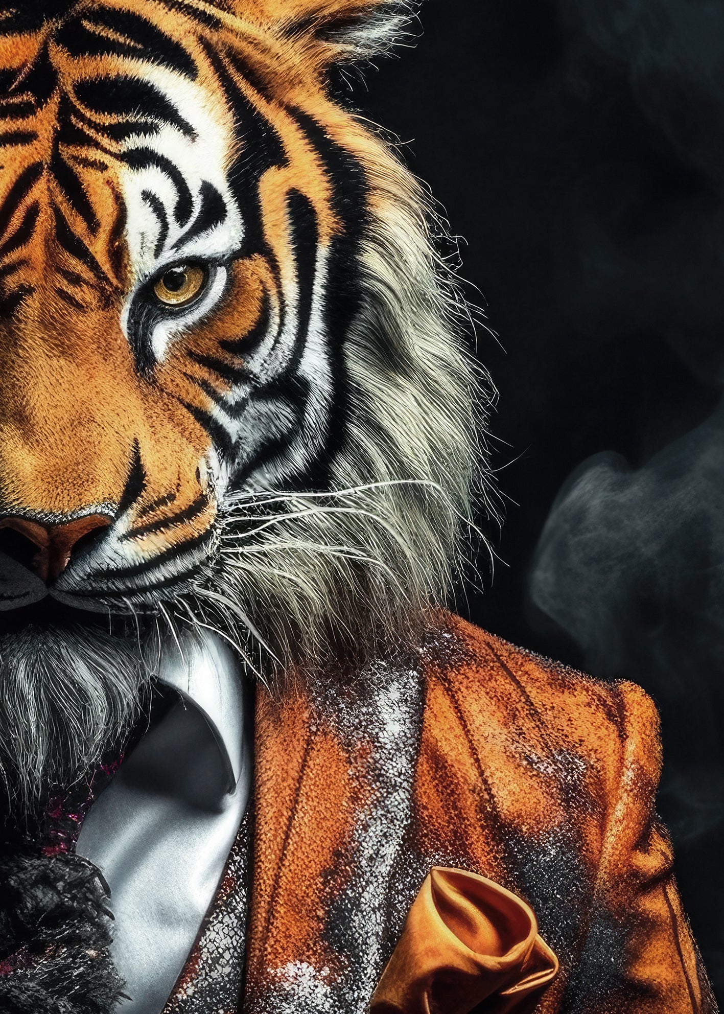 Ljuddämpande tavla - Tiger Man