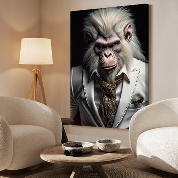 Ljuddämpande tavla - Baboon Man