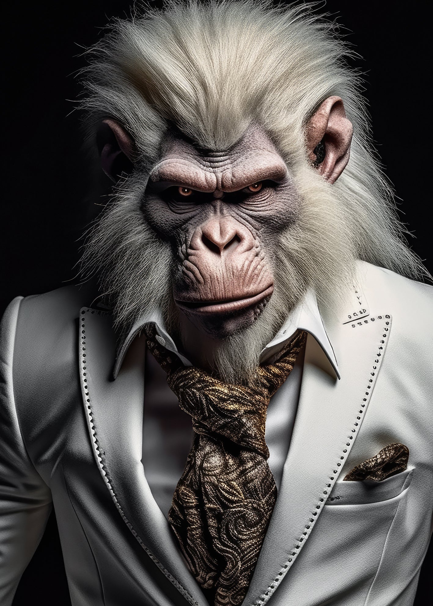 Ljuddämpande tavla - Baboon Man