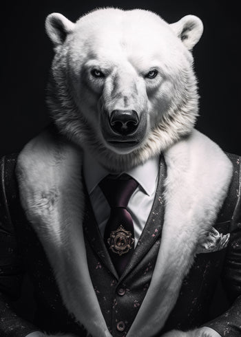Ljuddämpande tavla - Polar man