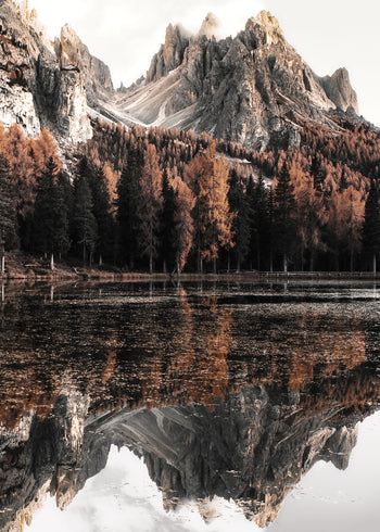 Canvastavla - Alps in Autumn
