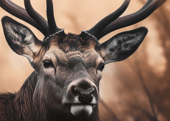 Ljuddämpande tavla - Golden Gaze Buck