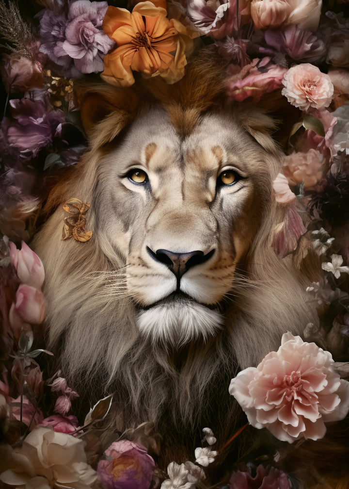 Ljuddämpande tavla - Floral Majesty