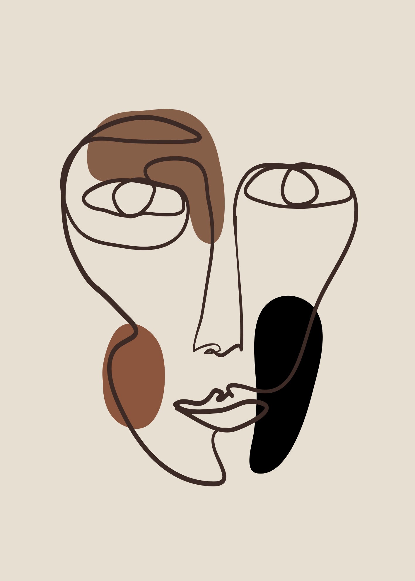 Canvastavla - Beard