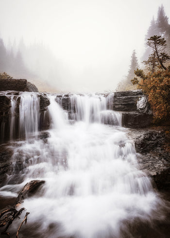 Canvastavla - Lovely Waterfall
