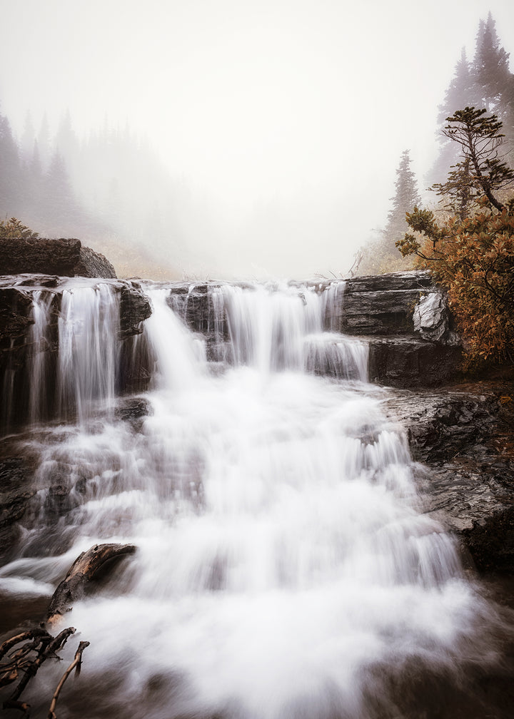 Canvastavla - Lovely Waterfall