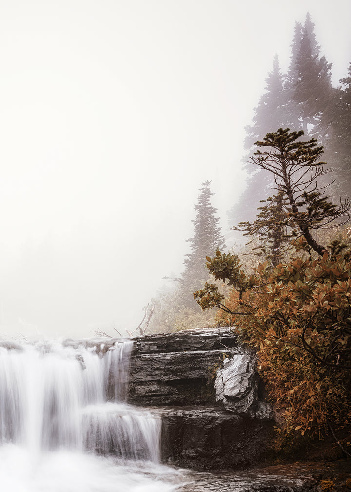Canvastavla - Lovely Waterfall