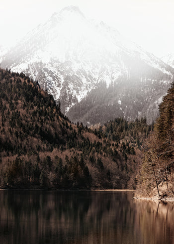 Canvastavla - Spring by Mountains