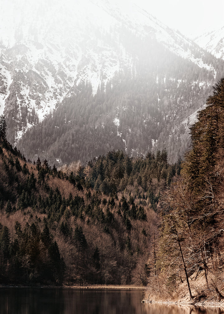 Canvastavla - Spring by Mountains