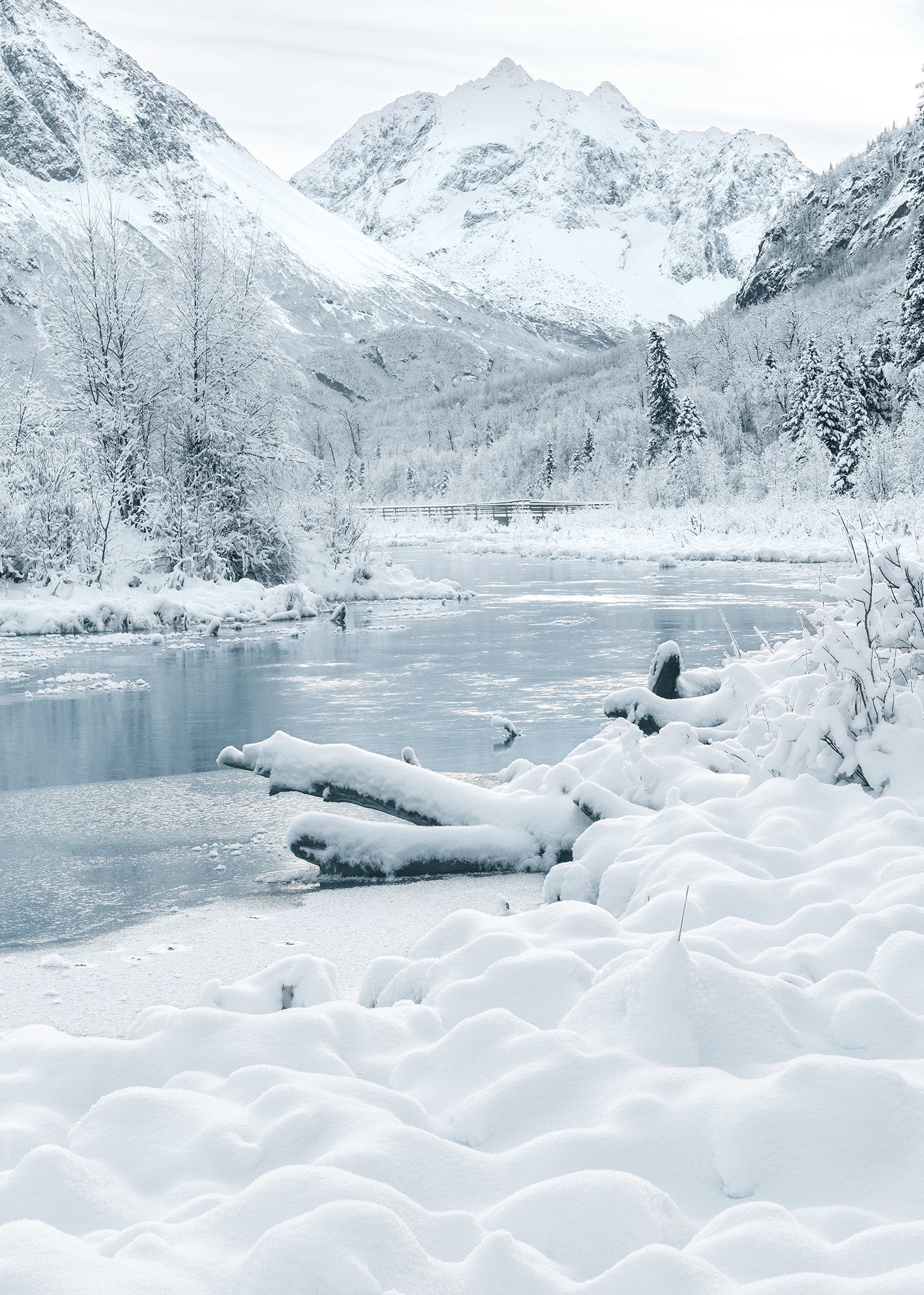 Canvastavla - Cold Scenery