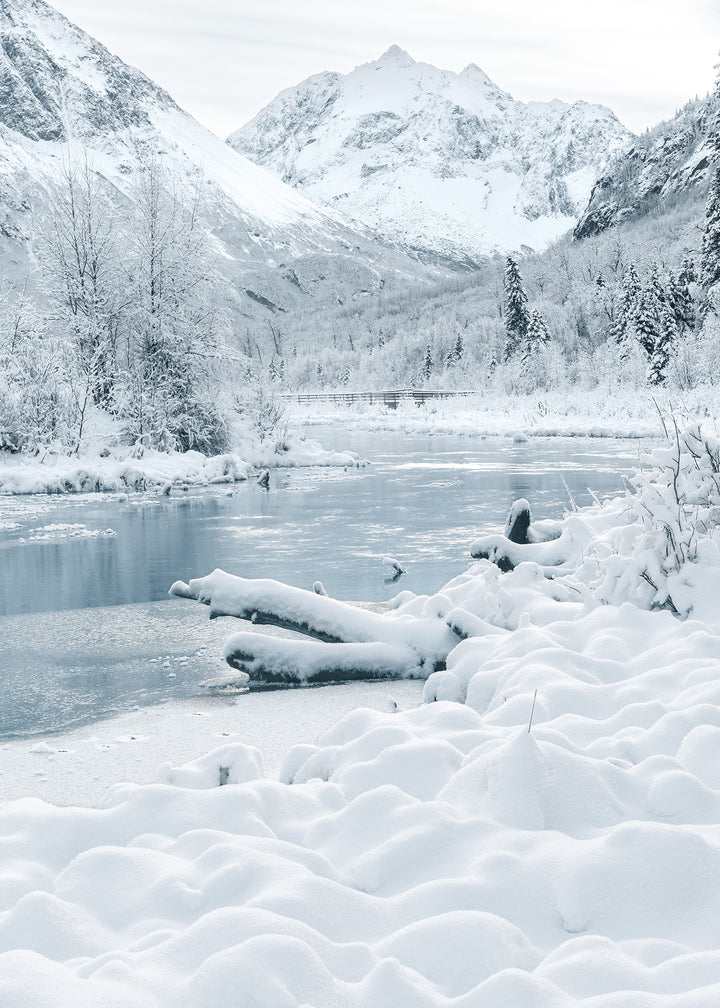 Canvastavla - Cold Scenery