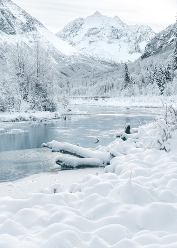 Ljuddämpande tavla - Cold Scenery