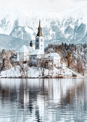 Ljuddämpande tavla - Winter Idyll